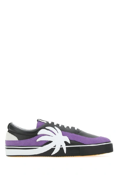 Palm Angels Vulc Palm Low Sneakers Pmia047e20lea002 In Purple
