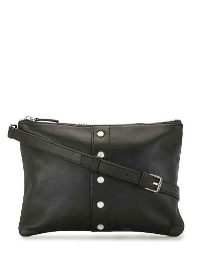 Agnès B. Studded Crossbody Bag In Black