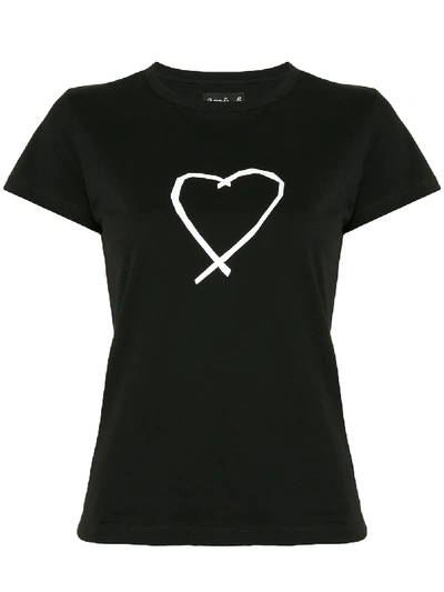 Agnès B. Brando Cotton T-shirt In Black