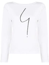 Agnès B. Australie Long-sleeved T-shirt In White