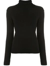 Agnès B. Eddy Turtleneck Jumper In Black