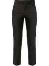 Agnès B. Jam Skinny Cropped Trousers In Black