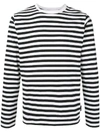 Agnès B. Coulos Stripe T-shirt In White