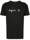 Agnès B. Coulos Short-sleeved T-shirt In Black