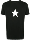 Agnès B. Coulos Star Print T-shirt In Black