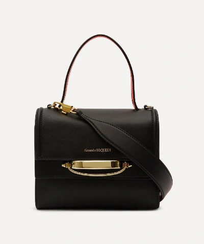 Alexander Mcqueen The Story Leather Cross-body Bag In Black