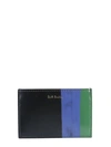 PAUL SMITH PAUL SMITH MEN'S BLACK LEATHER CARD HOLDER,M1A6137ABRUSH79 UNI