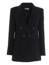 ALBERTO BIANI ALBERTO BIANI WOMEN'S BLACK ACETATE BLAZER,II866AC003090 42