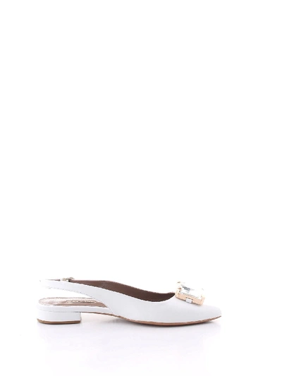 Albano Women's White Leather Sandals