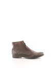 LEQARANT LEQARANT MEN'S BROWN LEATHER ANKLE BOOTS,20040BRANDY 43