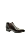 LEQARANT LEQARANT MEN'S BROWN LEATHER ANKLE BOOTS,20012BROWN 44