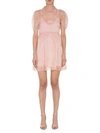 RED VALENTINO RED VALENTINO WOMEN'S PINK SILK DRESS,UR3VA14P5BS377 42