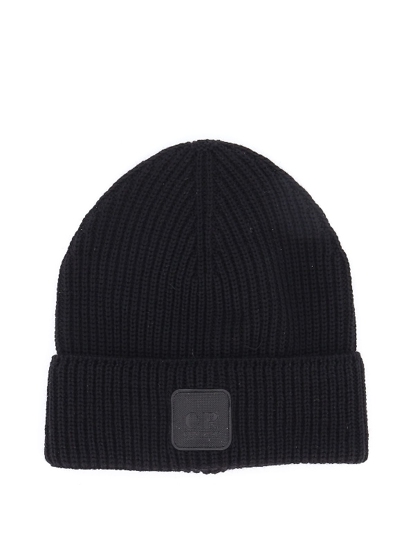 C.p. Company Cp Company Men's Black Wool Hat ModeSens