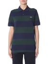 LACOSTE LACOSTE WOMEN'S BLUE COTTON POLO SHIRT,PH8029DQ5 S