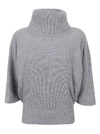 GIVENCHY GIVENCHY WOMEN'S GREY CASHMERE SWEATER,BW90AD4Z7G033 M