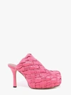 Bottega Veneta Bv Bold Platform Mules In Pink