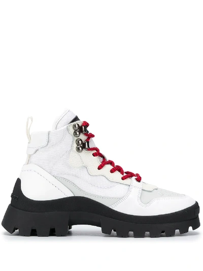 Dsquared2 Lace-up Ankle Boots In White