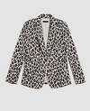 ANN TAYLOR THE HUTTON BLAZER IN LEOPARD PRINT,549109