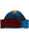 MISSONI COLOUR-BLOCK BEANIE HAT