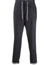 BRUNELLO CUCINELLI DRAWSTRING STRAIGHT-LEG TROUSERS