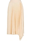 JOSEPH SABIN ASYMMETRIC PLEATED SKIRT