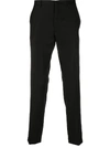 PAUL SMITH FINE KNIT PLEAT DETAIL TAILORED TROUSERS