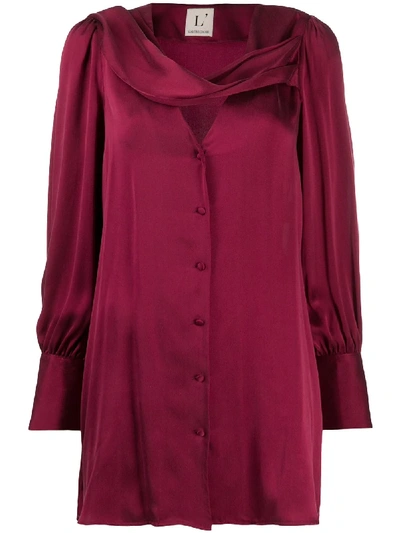 L'autre Chose Lightweight Buttoned Shirt In Red