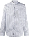 FERRAGAMO STRIPED BUTTON-UP SHIRT