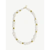 WALD BERLIN SMILEY DUDE PEARL AND GLASS NECKLACE,R03636099