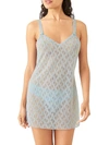 B.tempt'd By Wacoal Lace Kiss Chemise In Forget Me Not
