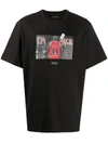 Throwback Michael Jordan Graphic Print T-shirt In Black