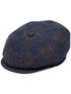 BRUNELLO CUCINELLI TARTAN-PATTERN PAPERBOY HAT