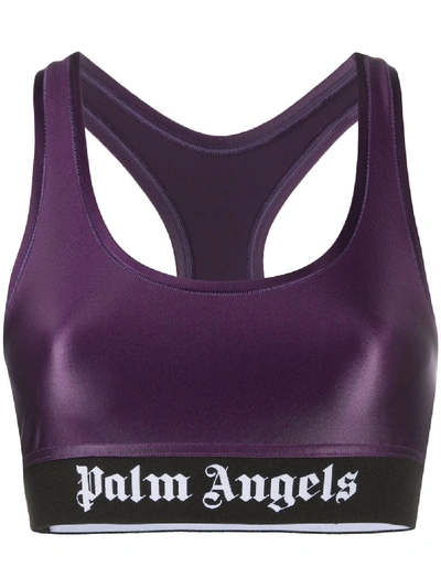 Palm Angels Logo运动文胸 In Pink
