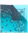 NATASHA ZINKO PAISLEY PRINTED SCARF