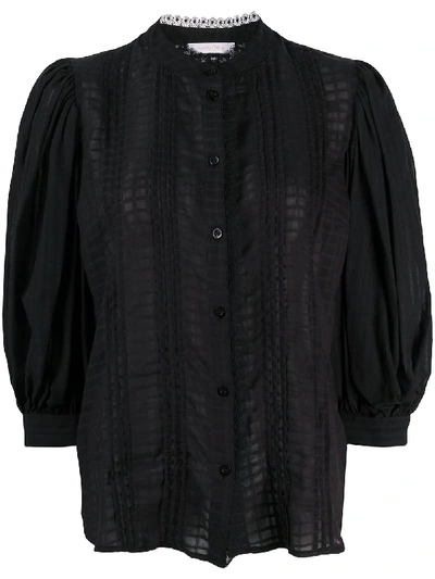 See By Chloé Chiffon Blouse In Black