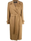 FEDERICA TOSI BELTED CAMEL COAT