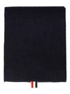 Thom Browne Lobster Intarsia-knit Wool Scarf In Navy
