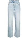 LEVI'S RIBCAGE HIGH-RISE STRAIGHT JEANS