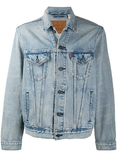 Levi's Stonewashed Denim Jacket In Blue