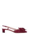 Tod's 35mm Suede Pumps In Red