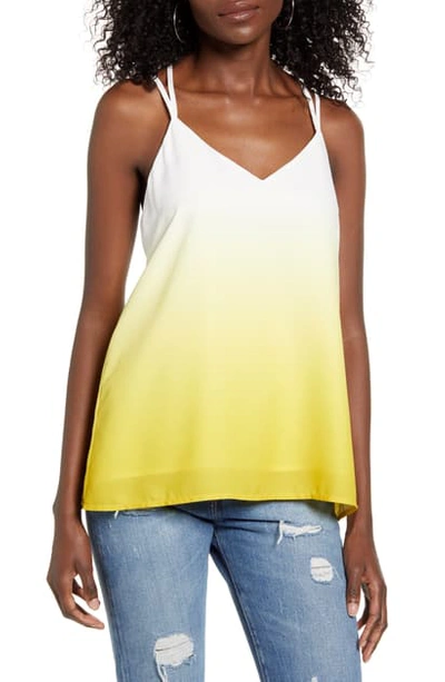4si3nna Amora Ombre Camisole In Yellow Ombre