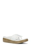 Donald Pliner Fifi Slide Sandal In Bone Canvas