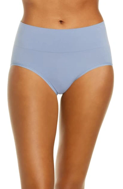 Yummie Livi Mid Waist Shaping Briefs In Stonewash