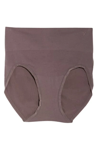 Yummie Livi Mid Waist Shaping Briefs In Sparrow