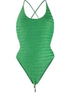 OFF-WHITE CROSSOVER BACK SWIMSUIT
