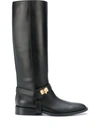 GIVENCHY CALF LEATHER RIDING BOOTS