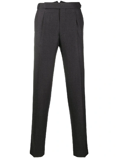 Tagliatore Straight-leg Trousers In Grey