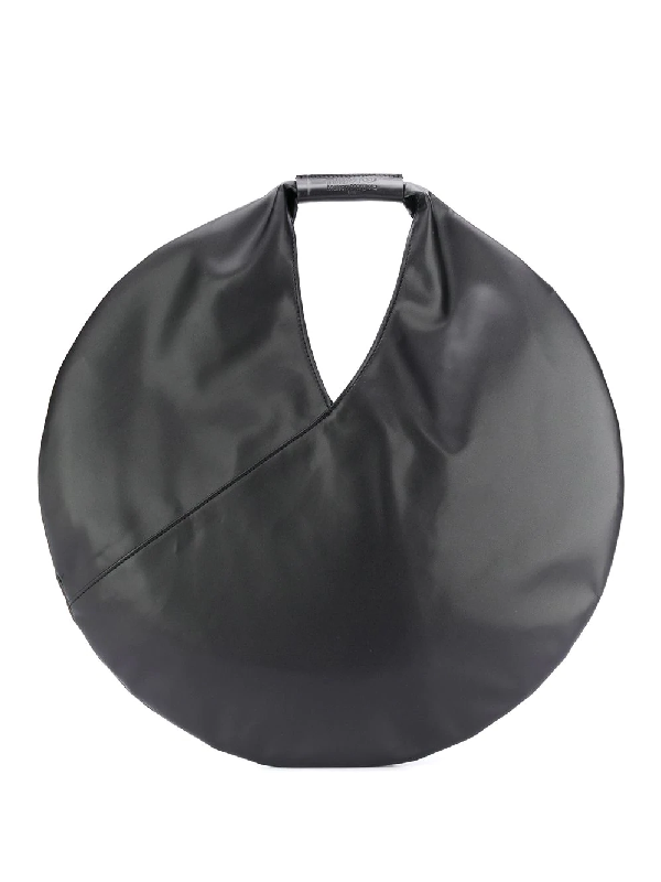 Mm6 Maison Margiela Circular Japanese Tote Bag In Black | ModeSens