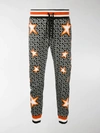 DOLCE & GABBANA STAR LOGO TRACK PANTS,15628709