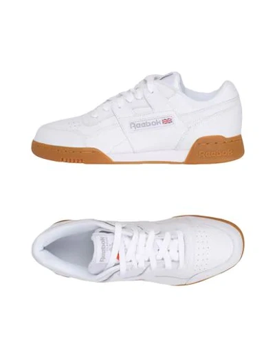 Reebok Sneakers In White/orange